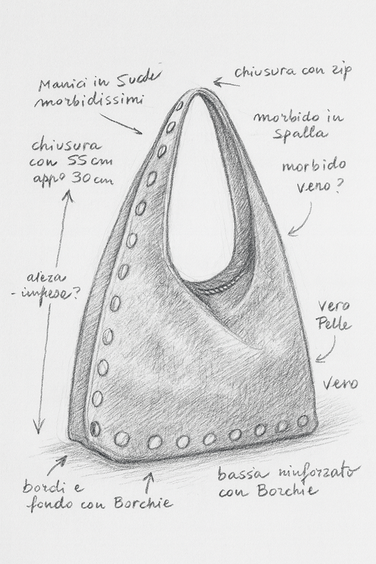 Sonia Suede Hobo Bag