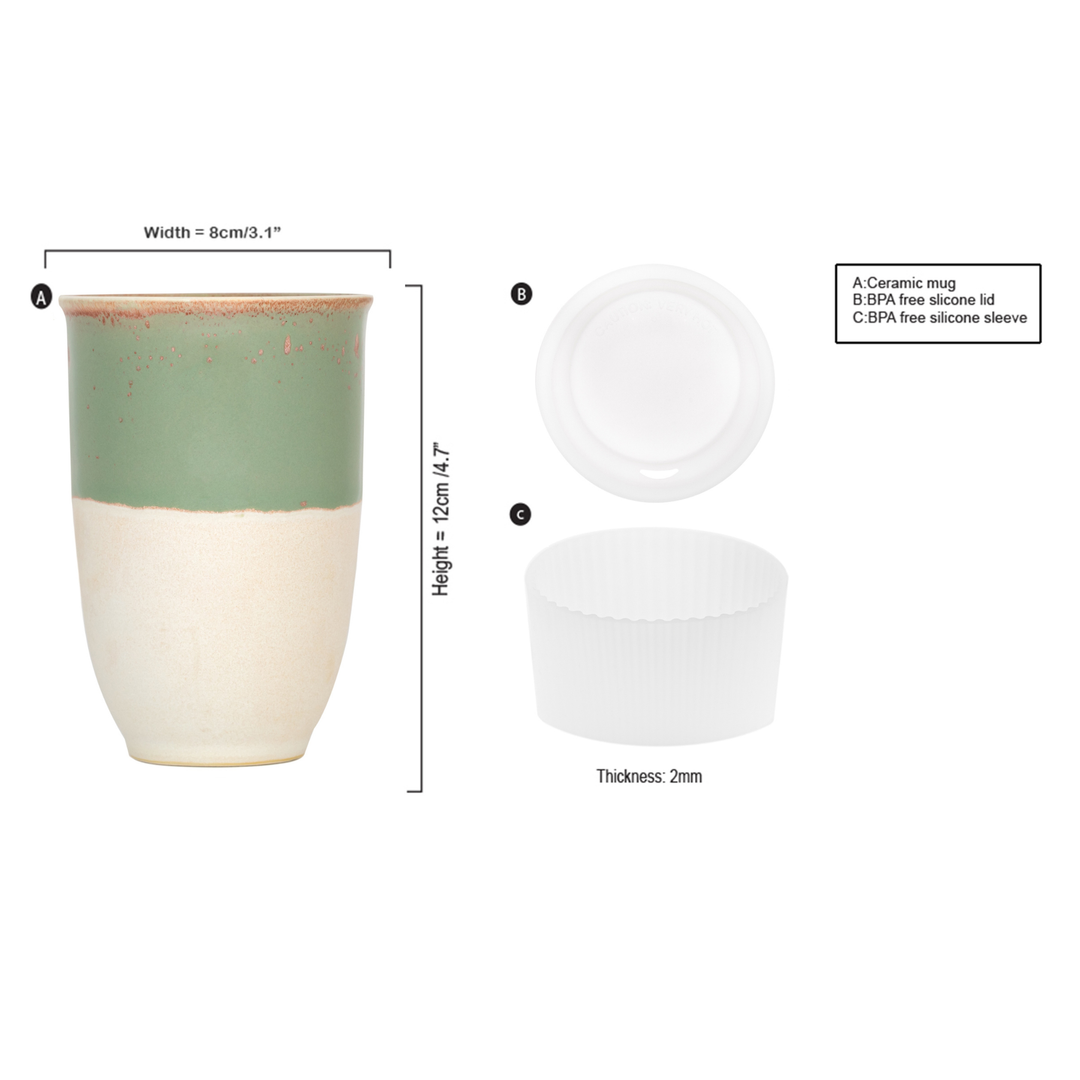 Sage Ceramic Travel Mug