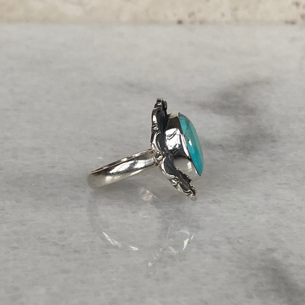 Sterling Silver Turquoise Statement Ring
