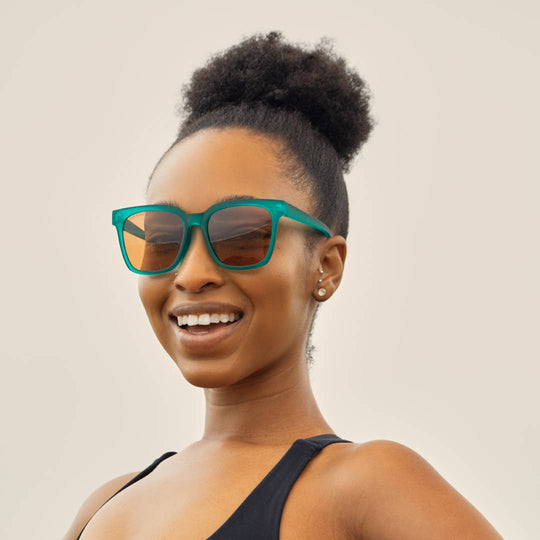 Sequoia  Soft Teal / Brown Polarized Lens