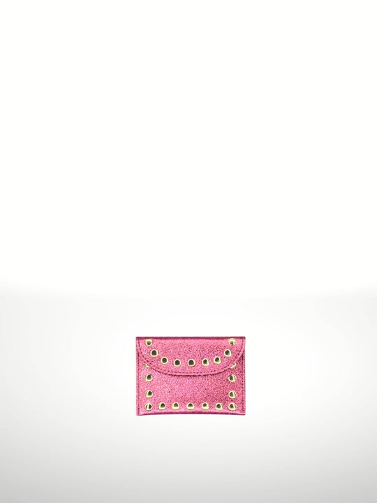 Leather Wallet with Studs