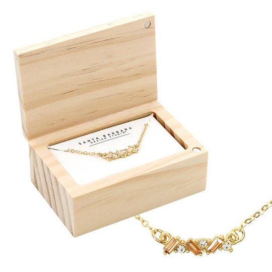 Treasure Box Necklace - Golden Shadow - Thank You