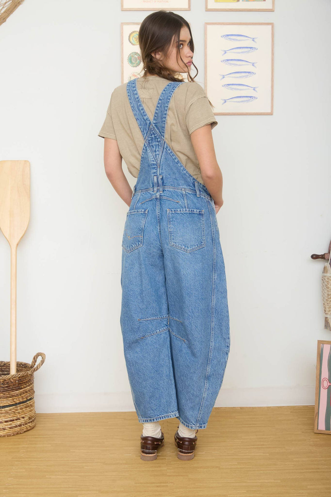 Exposed Seam Cotton Short Sleeve