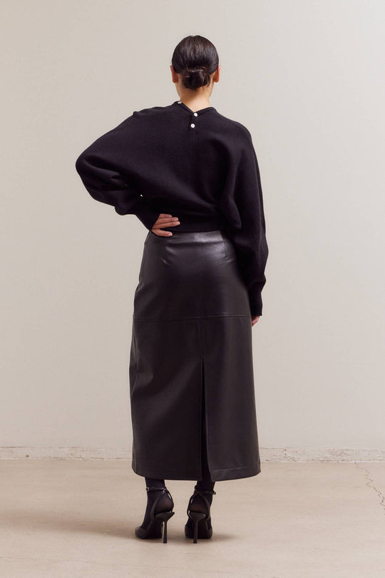 Fitted Black Cardigan