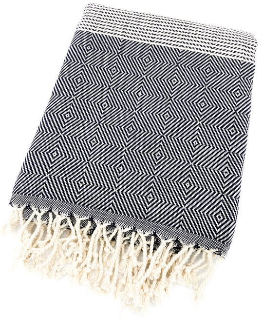 Large Diamond Pattern Turkish Towel