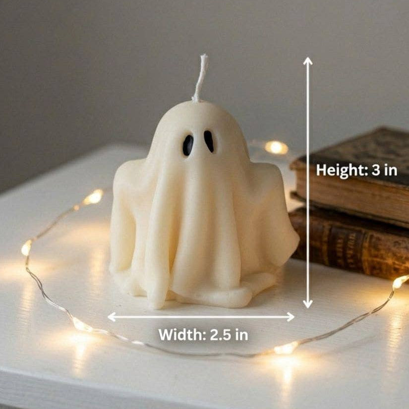 Handmade Ghost Candles