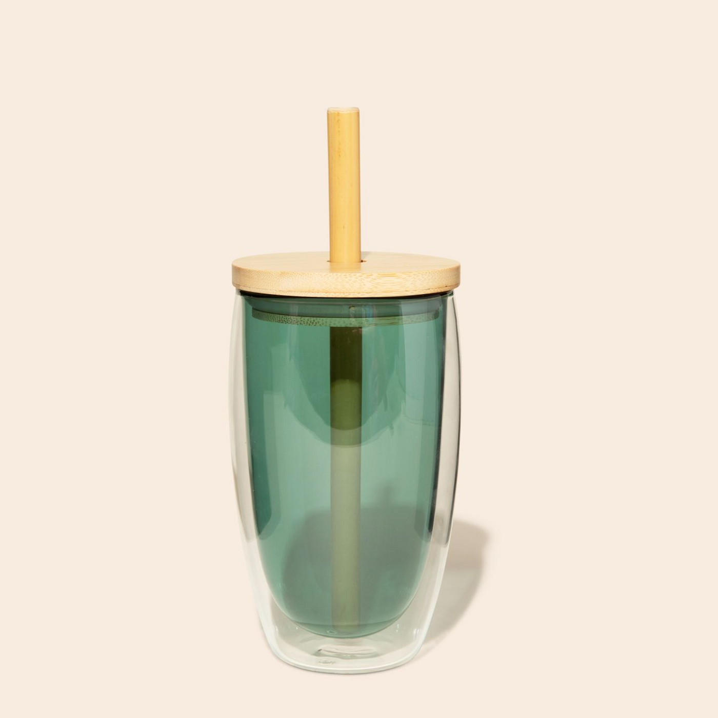Bamboo Switch Reusable Glass Tumbler with Bamboo Lid + Straw | Bestseller - Simple Good