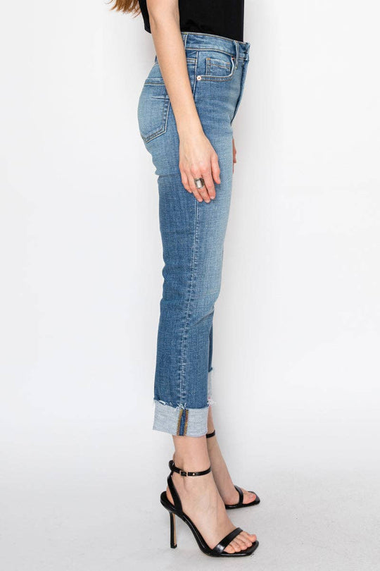 High Rise Straight Leg Jeans