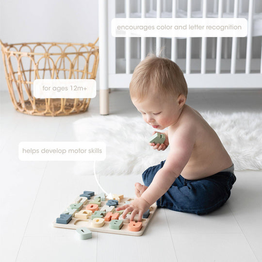 Wooden Alphabet Montessori Learning Toy