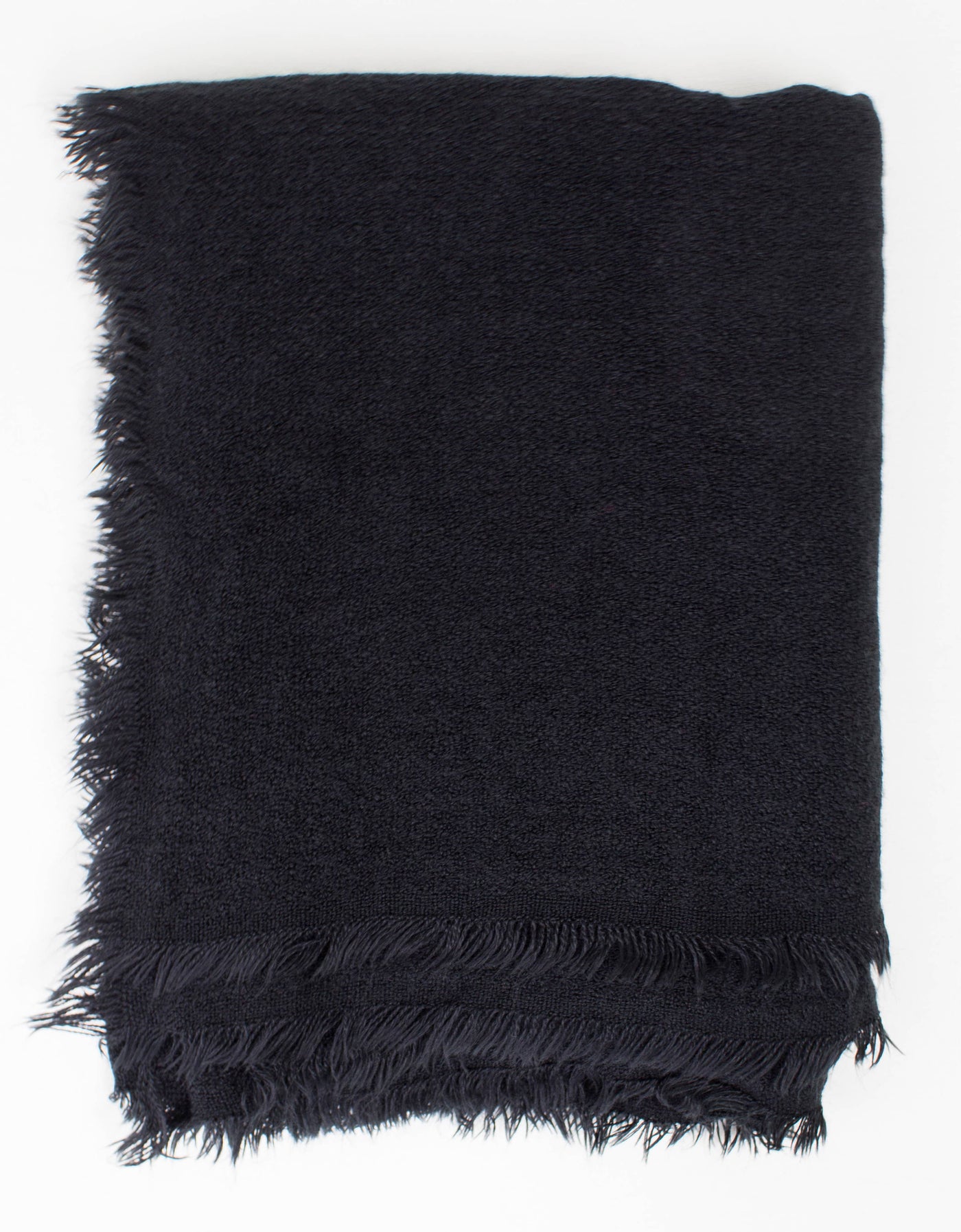 Solid Cashmere Blend Woven Blanket Scarf