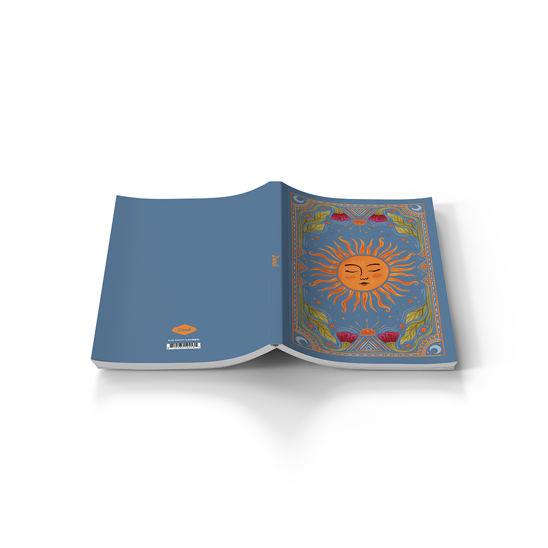 Sun Tarot Soft Touch Classic Layflat Notebook Journal