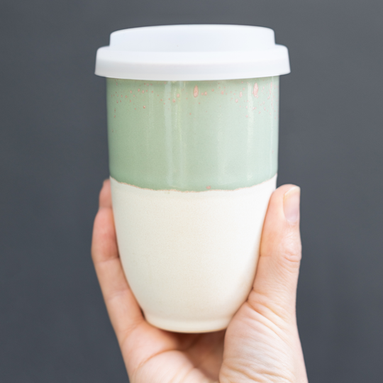 Sage Ceramic Travel Mug