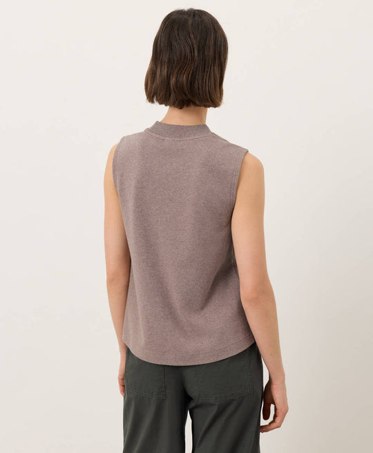 Airplane Mock Neck Shell