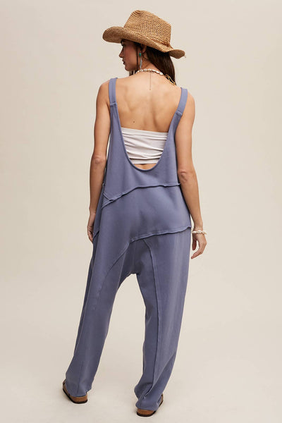 Asymmetrical Layered Jumpsuit