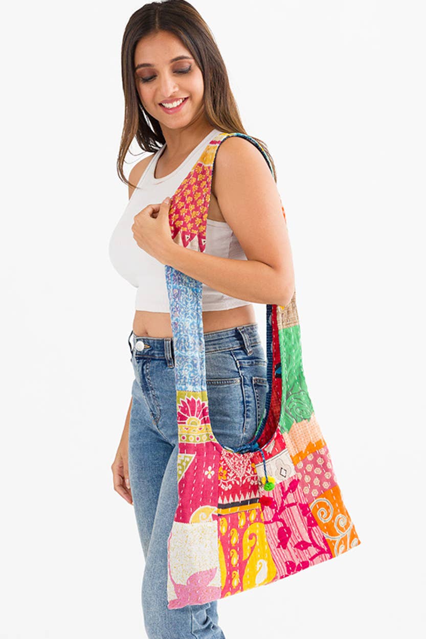 Kantha Jhola Bag