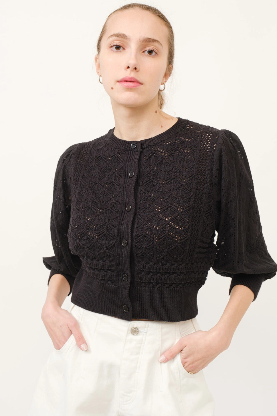 Hendry 3/4 Sleeve Cardigan