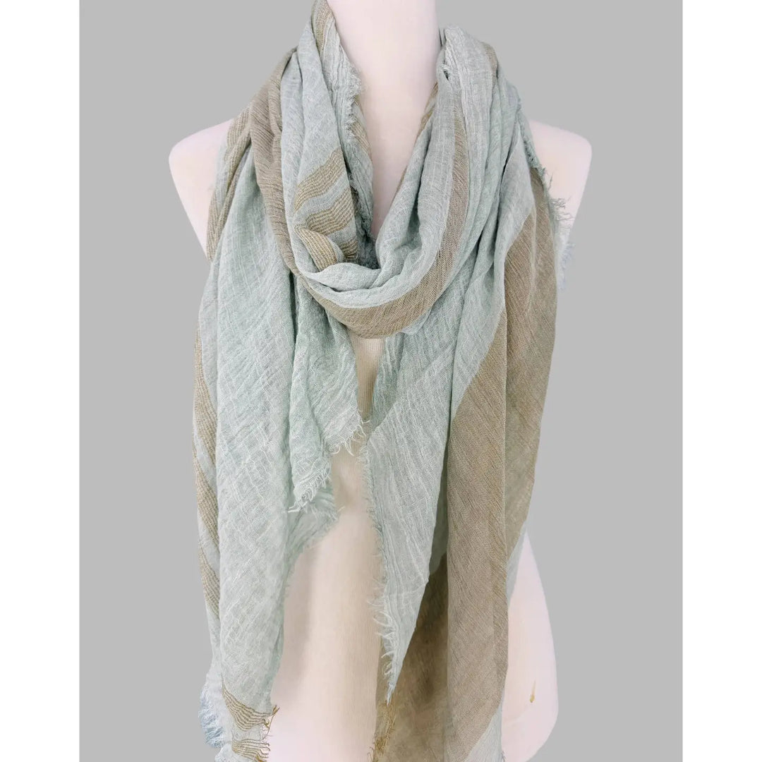 Stonewash Vintage Feel Frayed Scarf