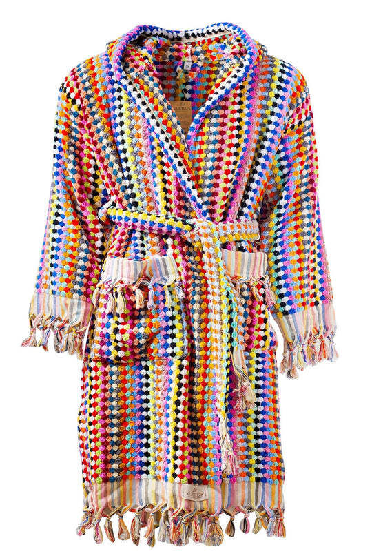 Handwoven Turkish Cotton Bath Robe