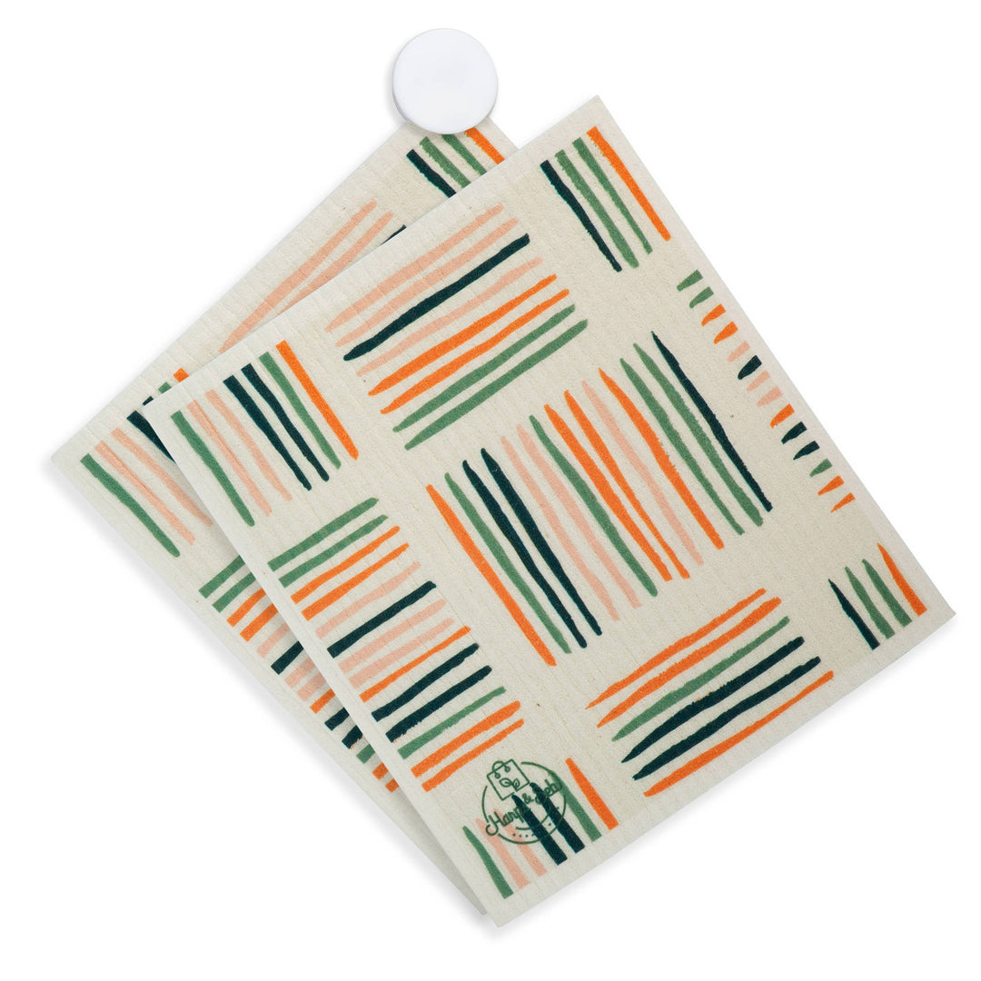 Bright Lines Swedish Dish Cloth