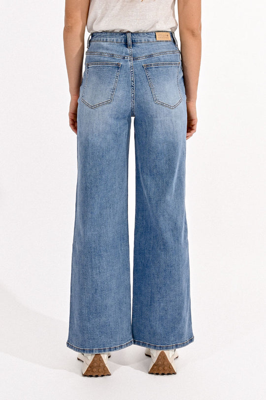 Light Wash Wide Leg Jeans