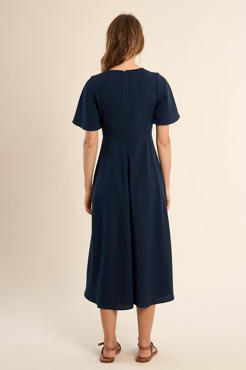 Navy Midi Dress