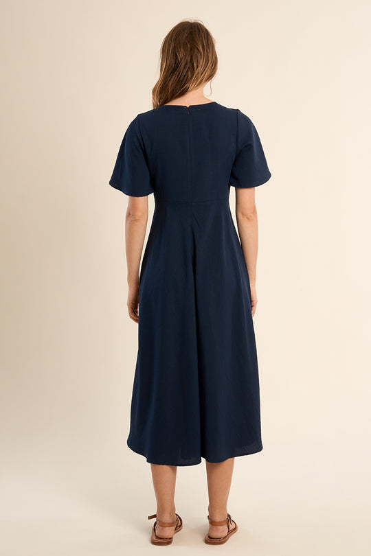 Navy Midi Dress