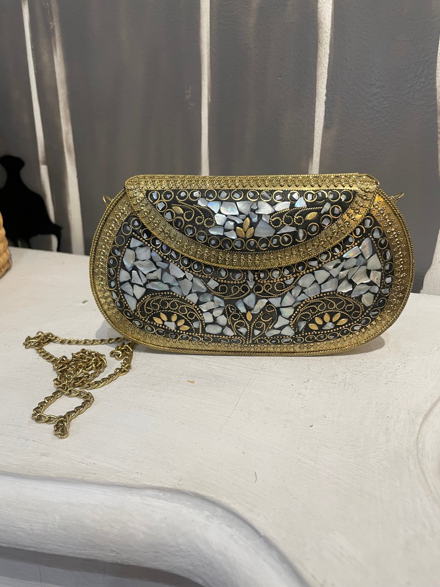 Mosaic Metal Purse