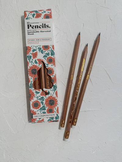 Decomposition Books Decomposition Sharpened Pencils – Pack of 12 - Simple Good