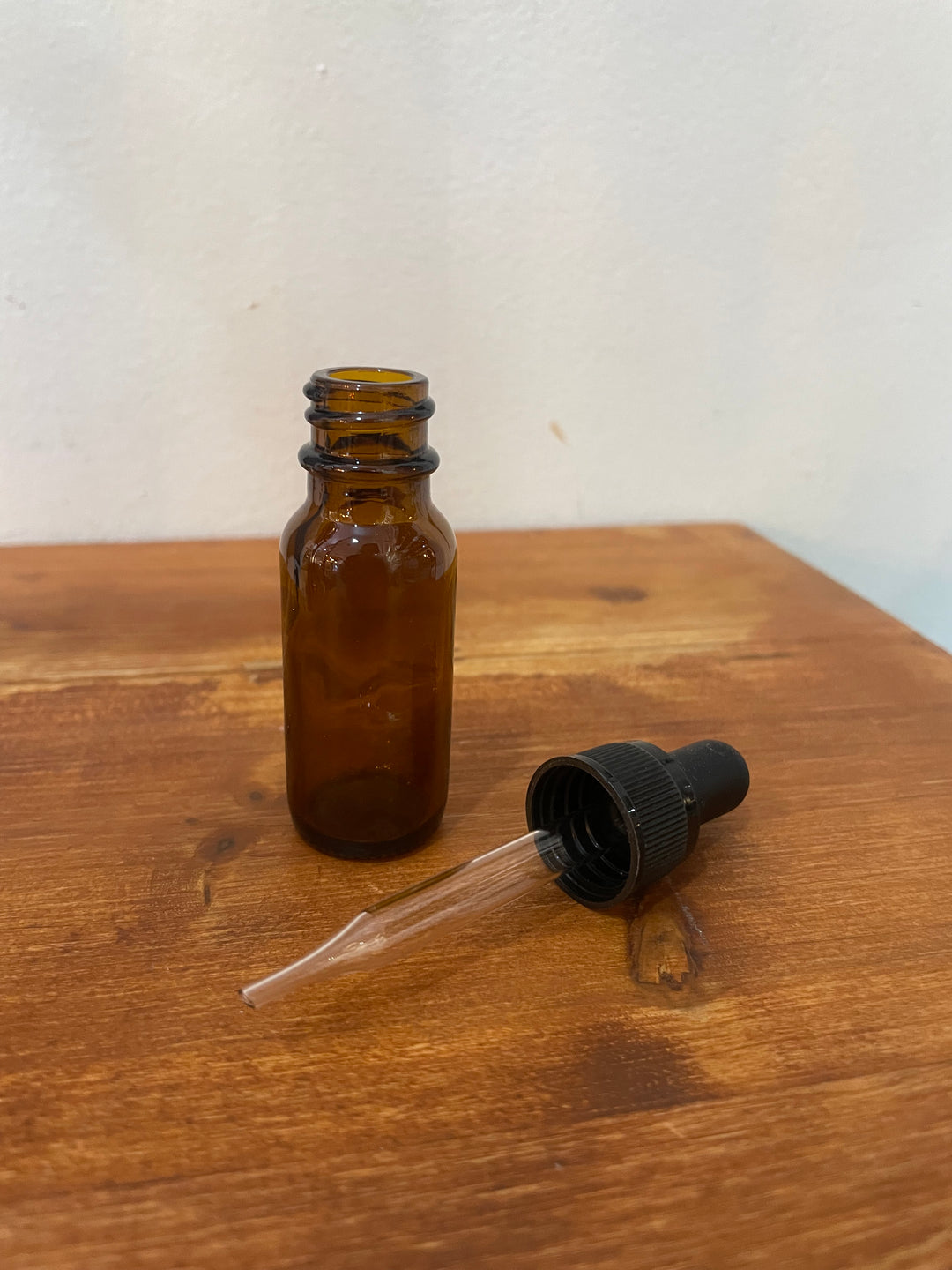 Amber Glass Dropper Bottle (Empty)