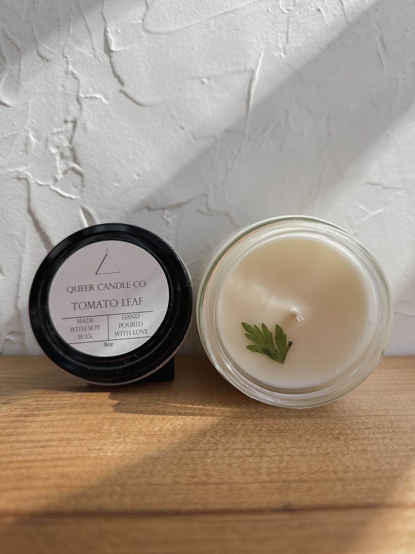 Queer Candle Company Non Toxic Candle | Tomato Leaf - Simple Good