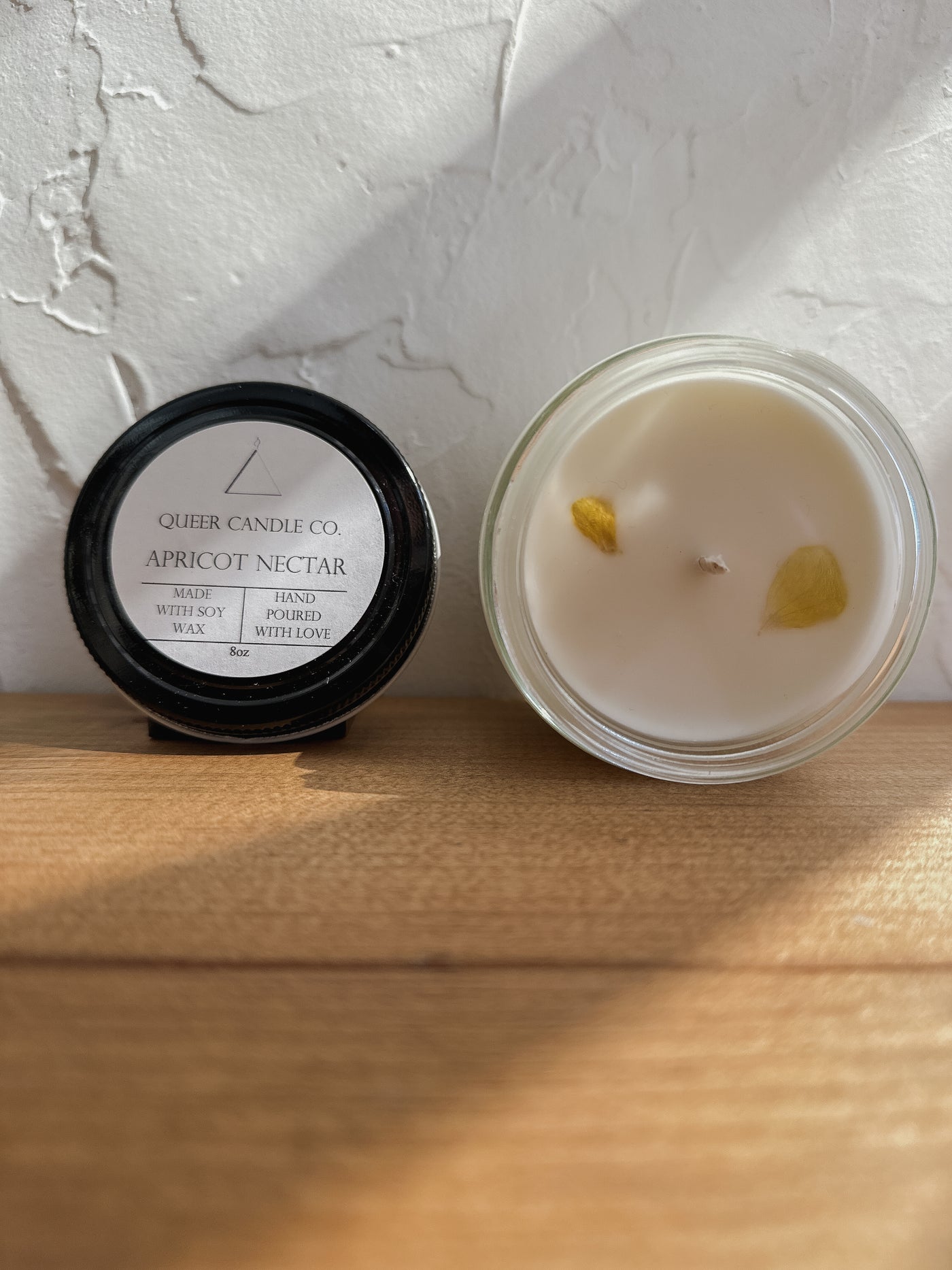 Queer Candle Company Non Toxic Candle | Apricot Nectar - Simple Good