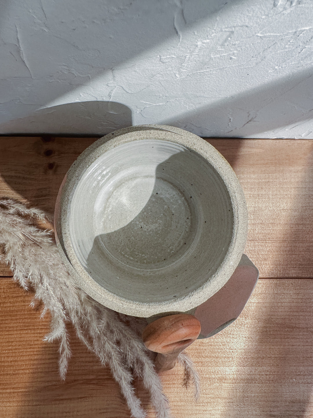 Good Hearted Woman Hand Painted Dune Honey Pot - Simple Good