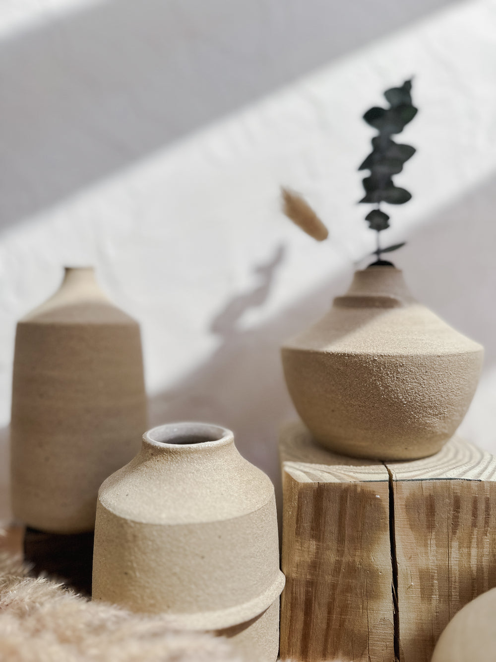 Good Hearted Woman Neutral Tone Bud Vase - Simple Good