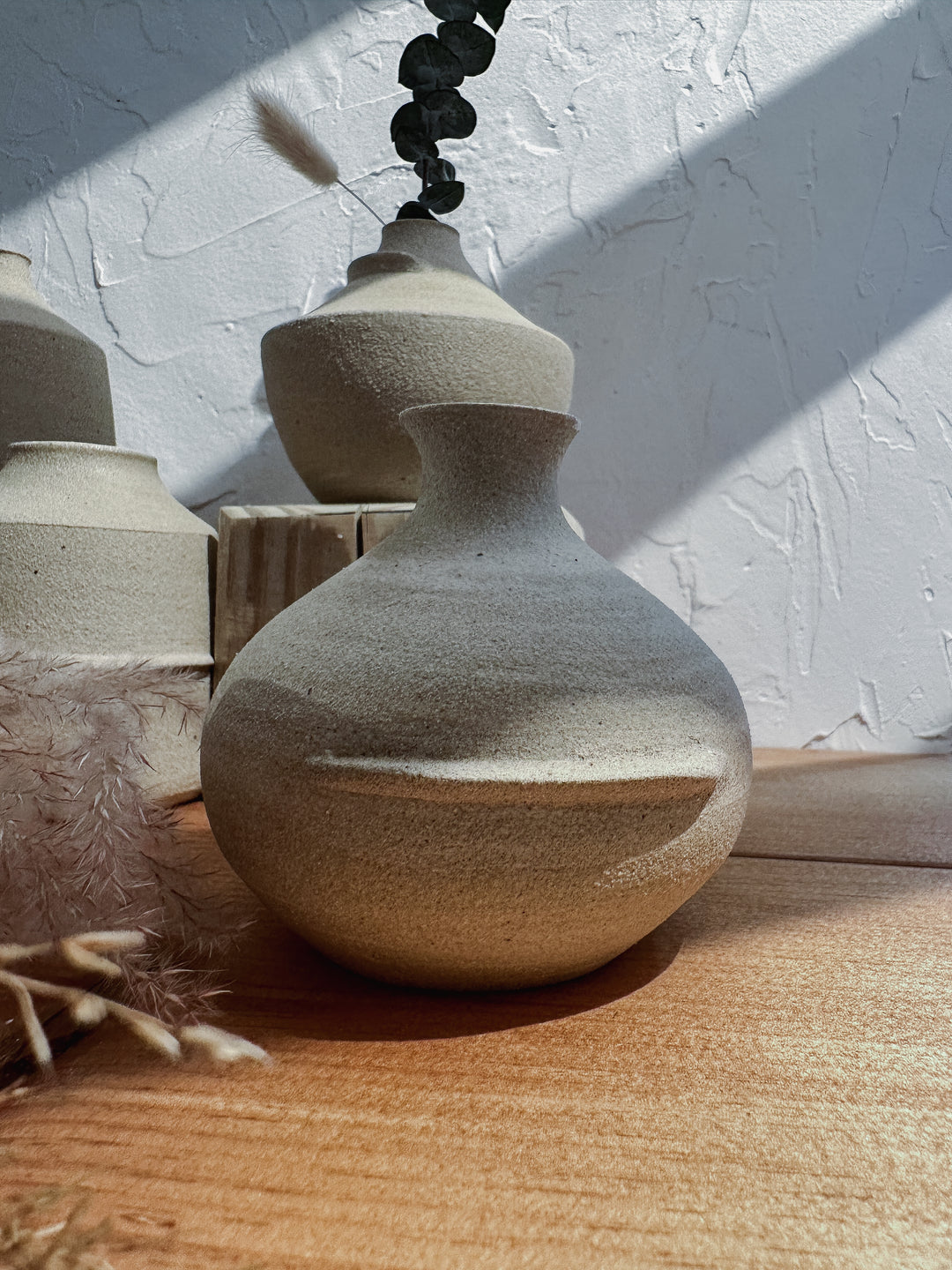 Good Hearted Woman Neutral Tone Bud Vase - Simple Good