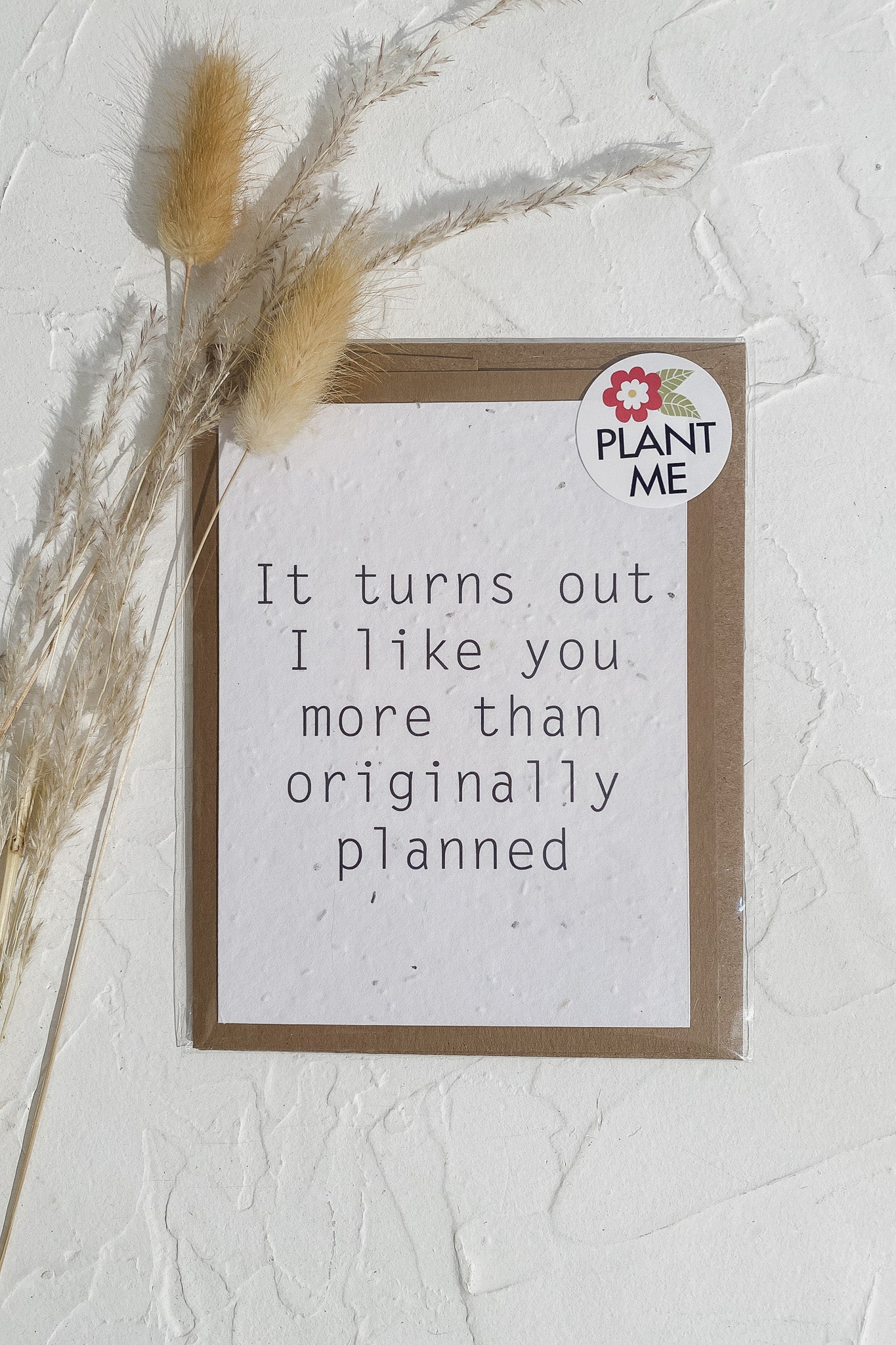 Seedy Card Like You More Than Originally Planned Seed Card - Simple Good