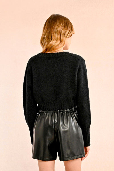 Black Bolero Sweater