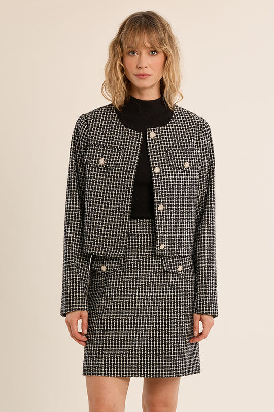 Plaid Woven Jacket