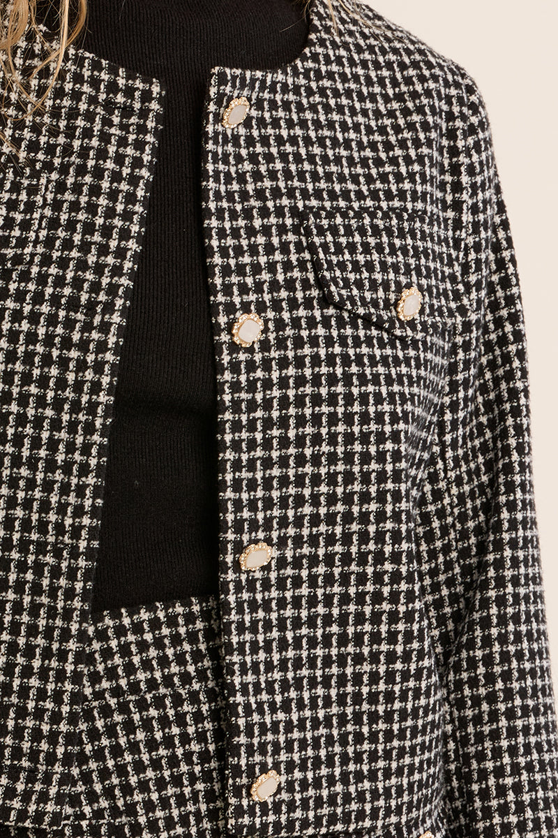 Plaid Woven Jacket
