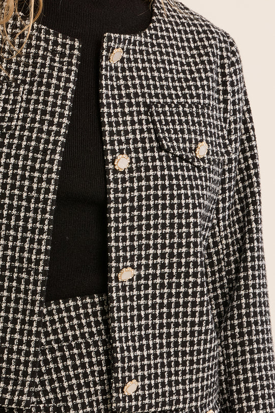 Plaid Woven Jacket
