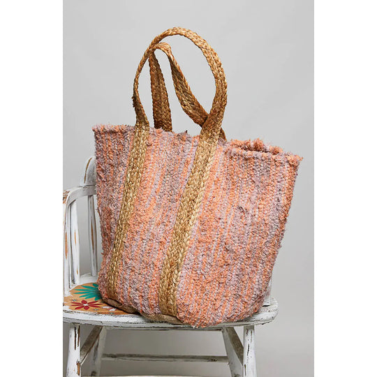 Multi Wave Handwoven Tote Bags