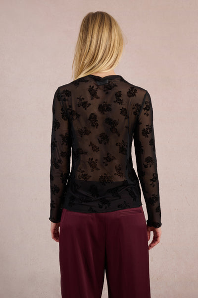 Black Layering Under Sweater