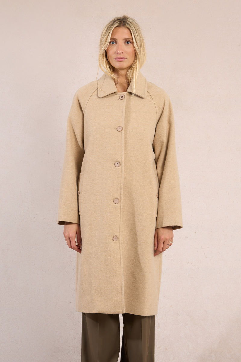 Long Beige Coat