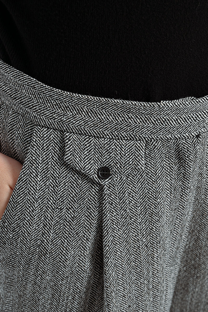 Cold Weather Herringbone Trousers