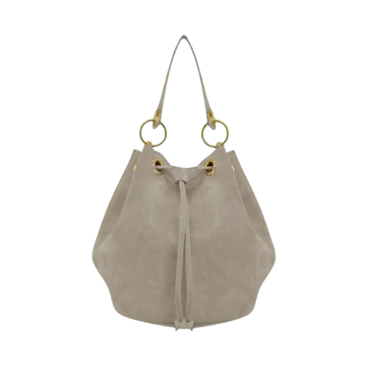 Arlecchino Suede Bucket Bag