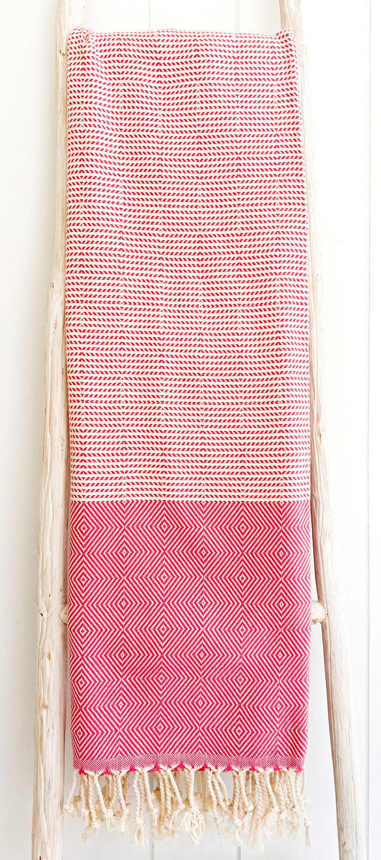 Large Diamond Pattern Turkish Towel