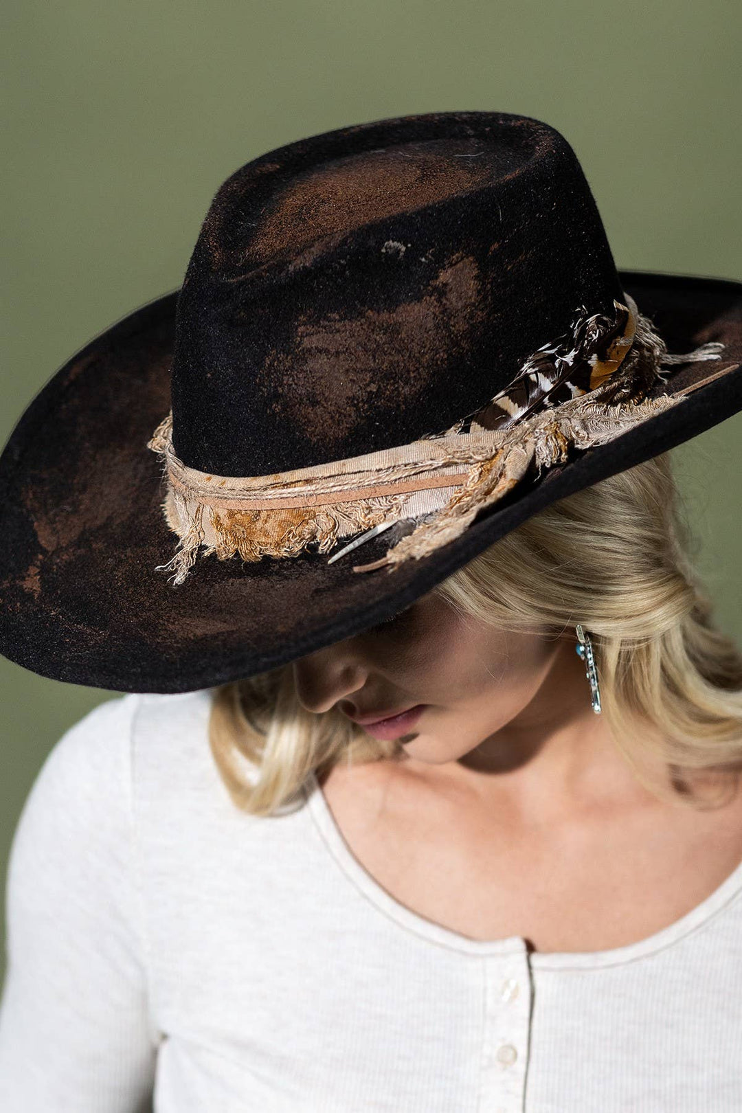 Vintage Versatile Shapeable Cowgirl & Fedora Hat
