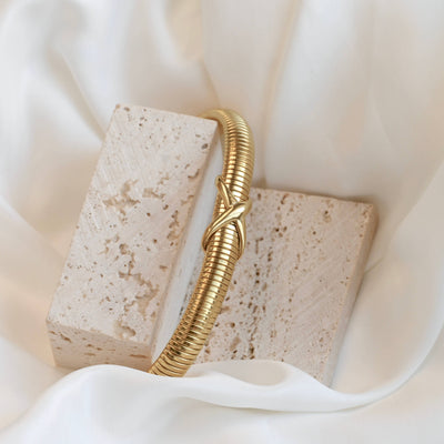 Tubogas Bracelet - Stainless Steel Thin Cobra Bangle