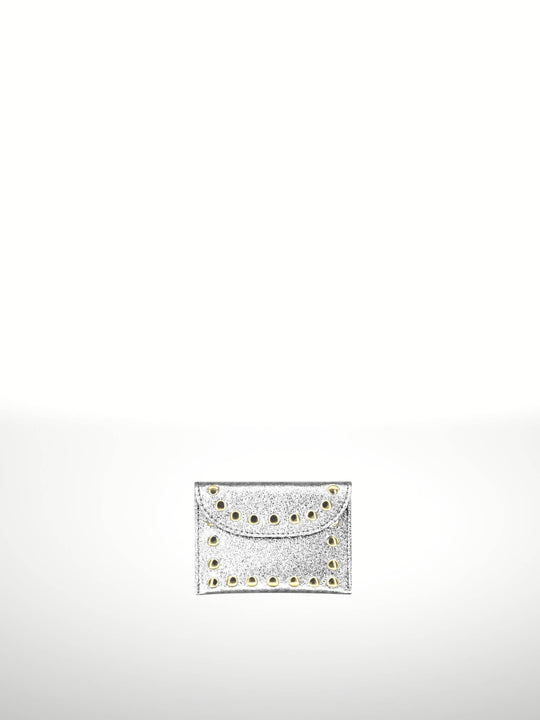 Leather Wallet with Studs