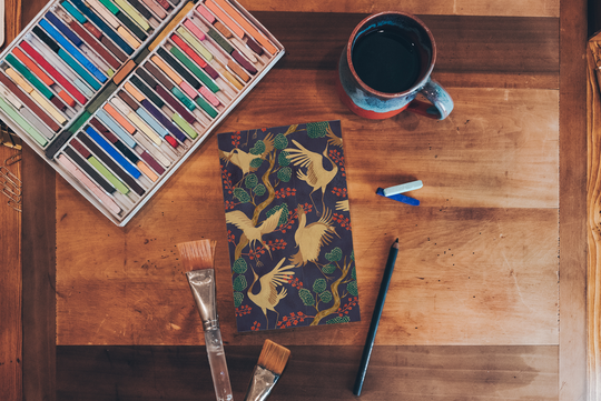 Cranes Soft Touch Classic Layflat Notebook