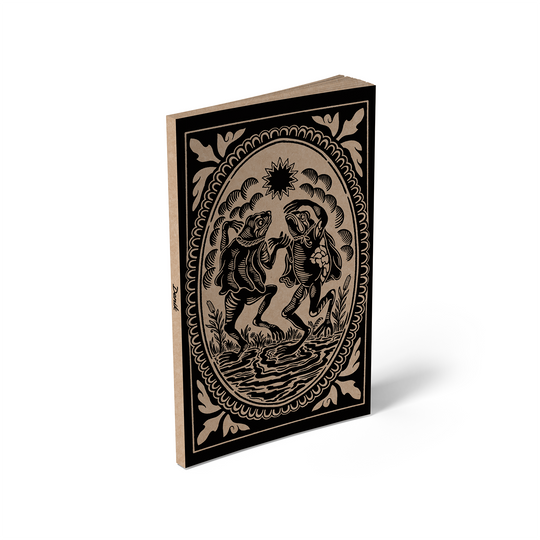 Dancing Frogs Kraft Classic Layflat Notebook